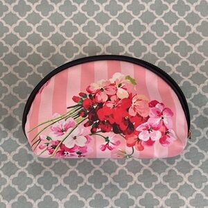 NWOT Ulta Stripe Floral Cosmetic Bag
